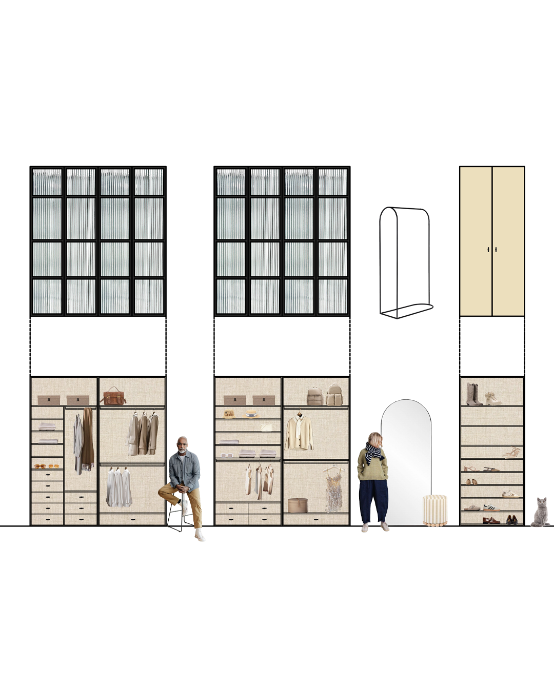 Pepe Revenga Estudio Interiorismo Alicante Vanilla Flat dibujo perspectiva 6