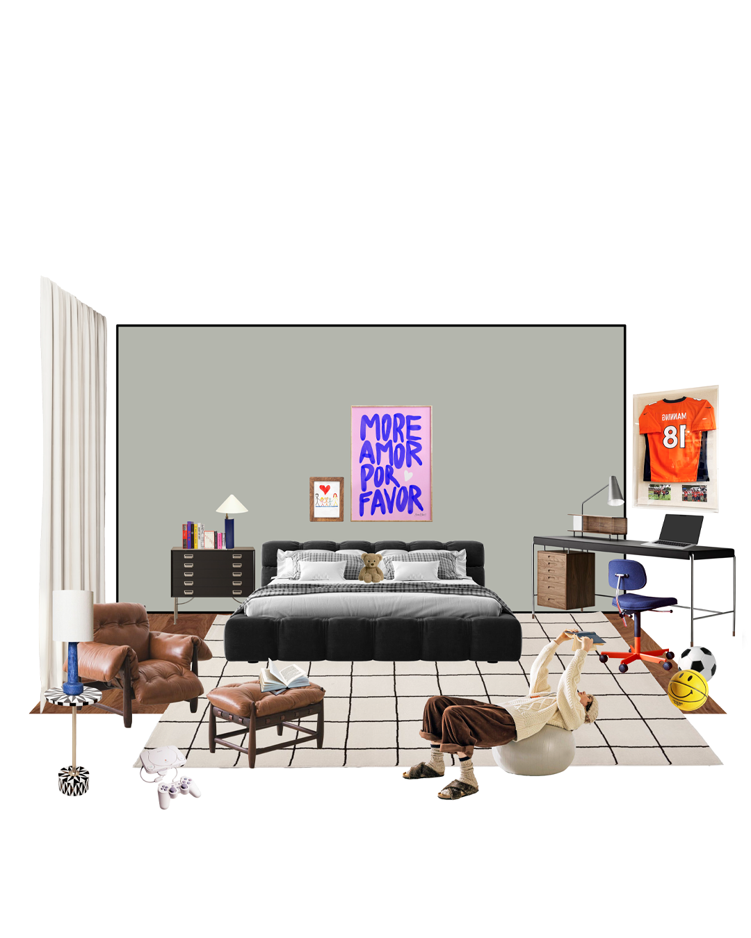 Pepe Revenga Estudio Interiorismo Alicante Vanilla Flat dibujo perspectiva 7